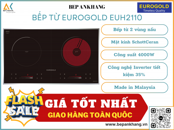 Bếp điện từ Eurogold EUH2110 -  Made in Malaysia